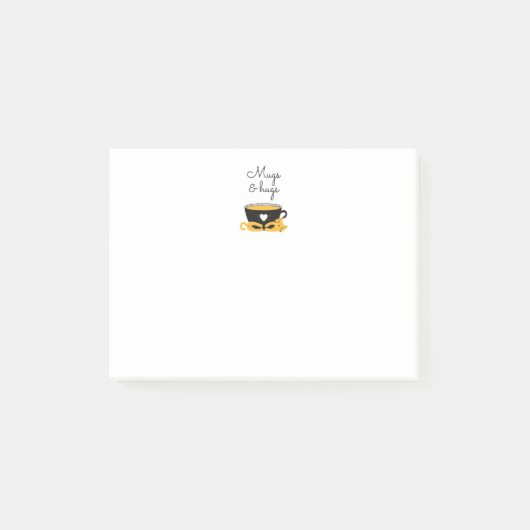 Post-it® Chat Cute Mugs & Hugs (Devant)