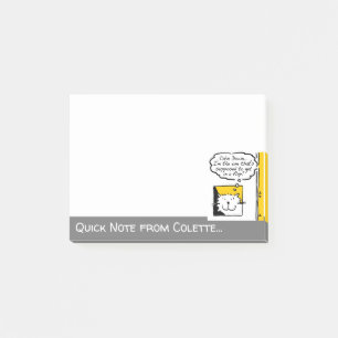 Post-it® Chat dans une conception de volets avec chat en de