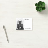 Post-it® Chat dans une photo de cru de panier (Bureau)