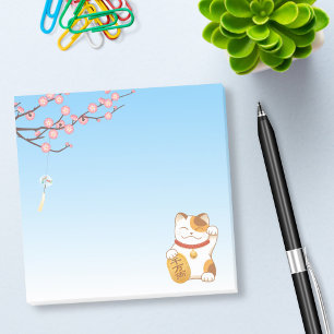 Post-it® Chat de calicot chanceux japonais, Maneki Neko