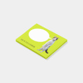 Post-it® Chat de conversation personnalisée Lime Green (Incliné)