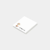 Post-it® Chat de dessin animé orange heureux visage vendred (Incliné)