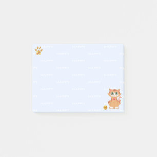 Post-it® Chat de dessin animé tabby au gingembre