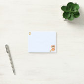 Post-it® Chat de dessin animé tabby au gingembre (Bureau)