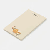 Post-it® chat de étirage drôle (Incliné)