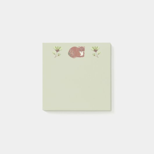Post-it® Chat de l'art folklorique orné (Devant)