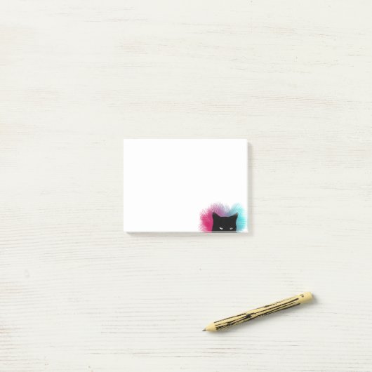 Post-it® Chat de mod (Sur un bureau)