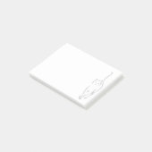 Post-it® Chat Délicat (Incliné)