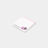Post-it® Chat Doodle Rose Qui Se Porte Bien (Incliné)