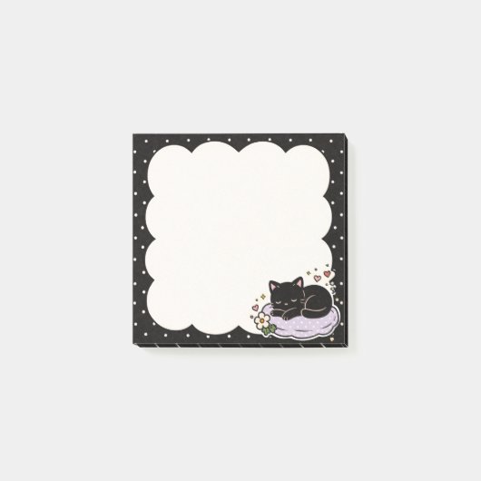 Post-it® Chat endormi (Devant)