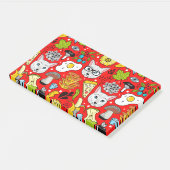 Post-it® Chat et oeuf sur le rouge (Incliné)