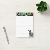 Post-it® Chat et papillon paisley (Bureau)