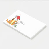 Post-it® Chat Funny Noël Cartographie mignonne souris souri (Incliné)