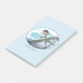 Post-it® Chat glisse sur la Tour Eiffel – Notes de plaisir (Incliné)