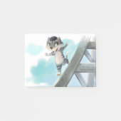 Post-it® Chat Glisse Tour Eiffel – Notes de Paris 10 x 7,5  (Devant)