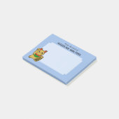 Post-it® Chat Japonais Golden Beckoning Personnalisé (Incliné)