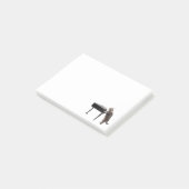 Post-it® Chat Jouer Piano (Incliné)