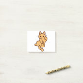 Post-it® Chat Kitten Kawaii Chibi Kitty Young Chat Animal (Sur un bureau)