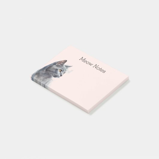 Post-it® Chat Kitty Gris Vive (Incliné)