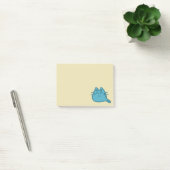 Post-it® Chat Kitty souriant bleu (Bureau)