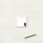 Post-it® Chat Mignon (Sur un bureau)