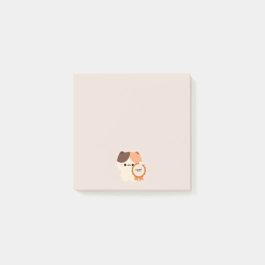 Post-it® Chat mignon certifié (Devant)