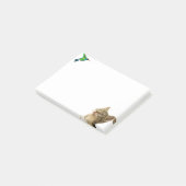 Post-it® Chat mignon et petit oiseau (Incliné)