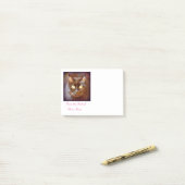 Post-it® chat noir (Sur un bureau)