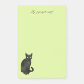 Post-it® chat noir (Devant)