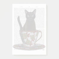 Chat noir en Teacup