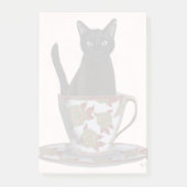 Post-it® Chat noir en Teacup (Devant)