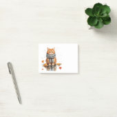 Post-it® Chat orange grincheux sous la pluie (Bureau)
