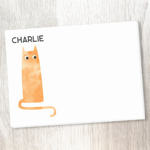 Post-it® Chat orange personnalisé