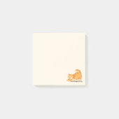 Post-it® Chat roux livresque minimal (Devant)