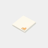 Post-it® Chat roux livresque minimal (Incliné)