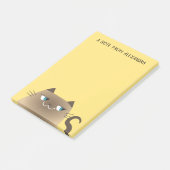 Post-it® Chat siamois drôle (Incliné)
