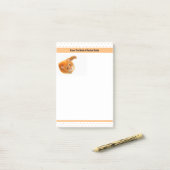 Post-it® Chat sur des notes de Courrier-it® (Sur un bureau)