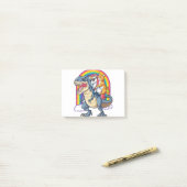 Post-it® Chat Unicorn Dinosaur T rex Kitten Amant (Sur un bureau)