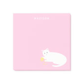Post-it® Chat vilain avec fil rose