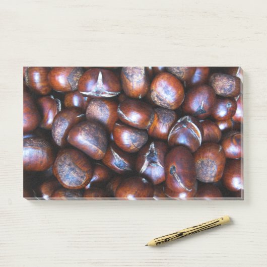 Post-it® Châtaignes (Sur un bureau)