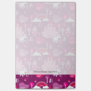 Post-it® château de princesse et arc-en-ciel de licorne