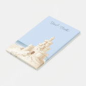Post-it® Château de Sable Crème de Plage Ciel Bleu (Incliné)