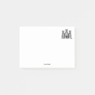 Post-it® Château héraldique vintage Emblem Armoiries Crest