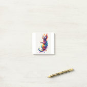 Post-it® Chaton Abstrait Fractal (Sur un bureau)