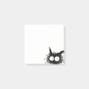 Post-it® Chaton mal peigné noir GabiGabi