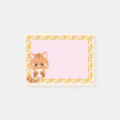 Post-it® Chaton Tigre Adorable Tabby Orange (Devant)