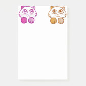 Post-it® Chatons oranges violets (Devant)