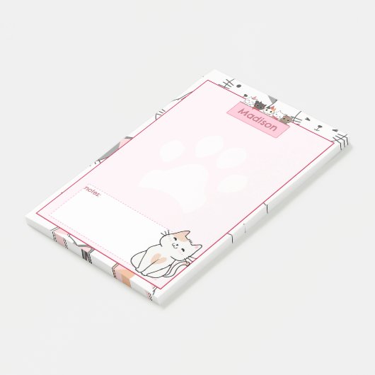 Post-it® Chats adorables (Incliné)
