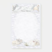 Post-it® Chats blancs (Devant)