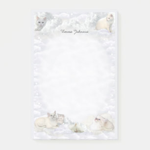 Post-it® Chats blancs